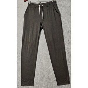 Vuori Ponto Performance Pants Mens Medium Green Soft Drawstring Athleisure V418
